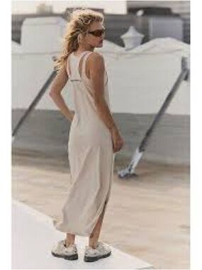 Free People Cream Hot Shot Maxi Dress